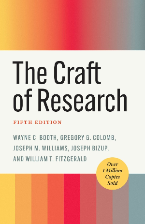 Cover Image, Booth, The Craft of Research, Fifth Edition